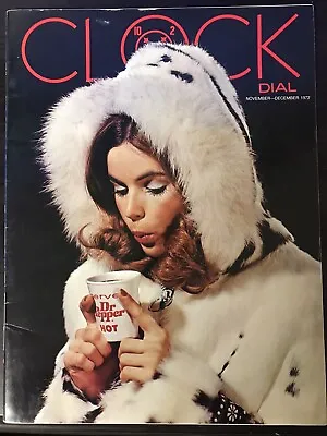 Vintage Dr. Pepper Clock Dial Company News Magazine November - December 1972 • $25