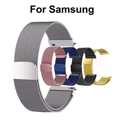 For Samsung Galaxy Watch Active 2 40mm/44mm Stainless Steel Milanese Band Strap • $6.99