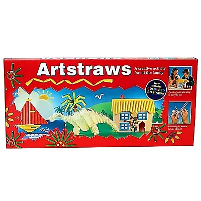 Artstraws AA9017 Long Pack Of  Straws 300 Approx. White And Assorted Colours • £9.54