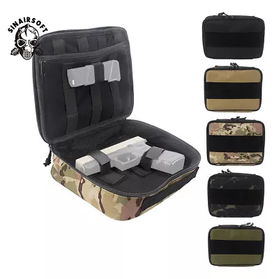 Tactical Pistol Carry Functional Case Pack Holster Portable Hand Gun Carrier Bag • £17.99