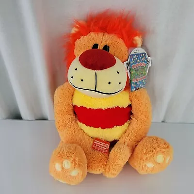 Mushabelly Jay At Play Chatter Ryder Roaring Growling Lion Stuffed Plush • $34.84