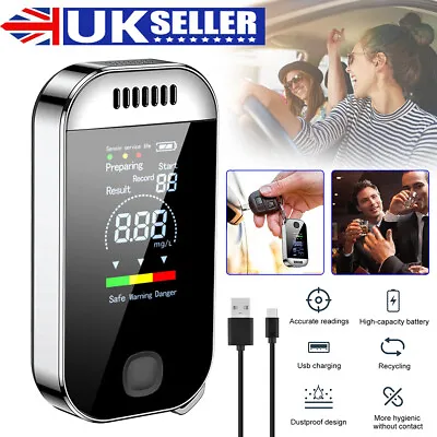 £11.99 • Buy Professional Digital Breathalyzer Portable Mini Keychain Breath Alcohol Tester