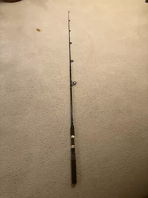 Vintage Zebco Rhino Hide ZRS66MG Carbon Reinforced Med. 6'6  Spinning Rod 2 Pc  • $12
