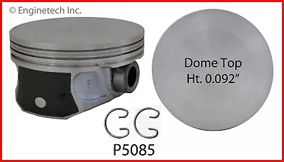 Set Of 8 Dome Top Hyper. Pistons For Chrysler/Dodge Hemi 5.7L/345 VIN 2DHT • $218.26