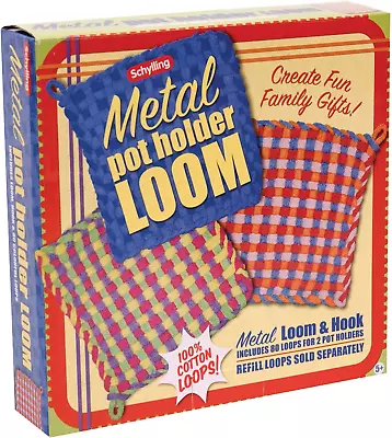 Schylling Metal Potholder Loom Set  Red • $24.41