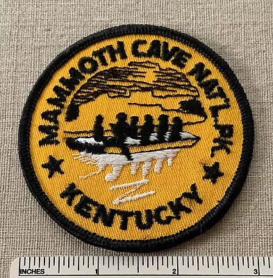 Vintage MAMMOTH CAVE NATIONAL PARK Embroidered Souvenir PATCH Kentucky Badge • $24.99