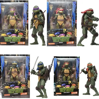 NECA TMNT Teenage Mutant Ninja Turtles 1990s Movie 7  Action Figure Kids Toy UK • £14.99