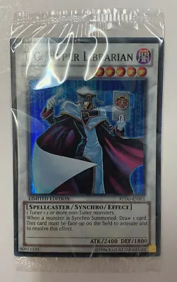 T.G. Hyper Librarian Super Rare Holo Foil Limited Edition Yugioh Card REDU-ENSE1 • $5.12