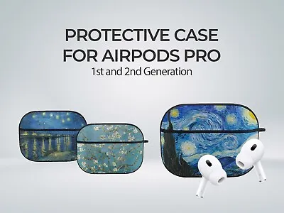 AirPods Pro 1st And 2nd Gen Case Cover - Famous Paintings Van Gogh Monet More • $14.90
