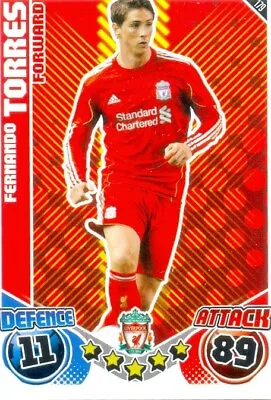 2010/2011 Topps Match Attax Common Card - 179 - Fernando Torres - Liverpool • $1.29