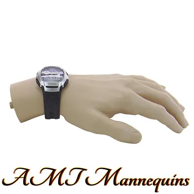 1 Male Spray Painted Mannequin Left Hand To Display Watch Life Size Realeastic • $10.90