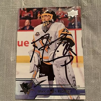 2016-2017 Upper Deck Marc Andre Fleury Autographed  • $34.99