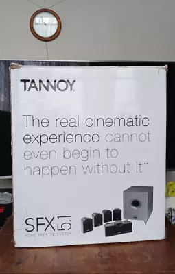 Tannoy SFX 5.1 4 Satellites 1 Centre Surround Speakers + Subwoofer Black Boxed • £175