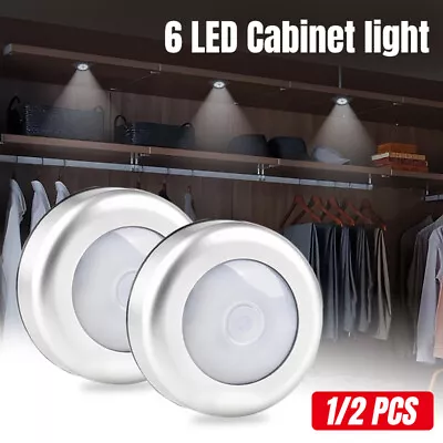 1/4PCS LED Under Cabinet Lights Kit Kitchen Counter Closet Cupboard Display Lamp • £9.59