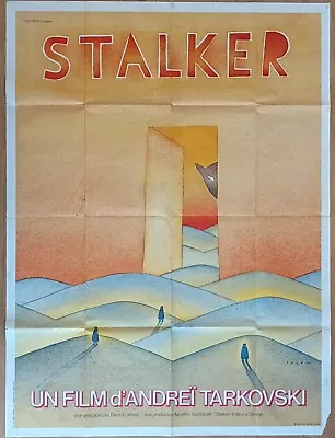 Stalker ORIGINAL French 1p 1979 POSTER Andrei Tarkovsky Russian Sci-Fi Folon Art • $277.64