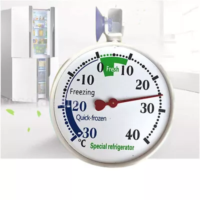 $9.95 • Buy 1/5pcs Refrigerator Hanging Thermometer Freezer Fridge Temperature Gauge Hanger