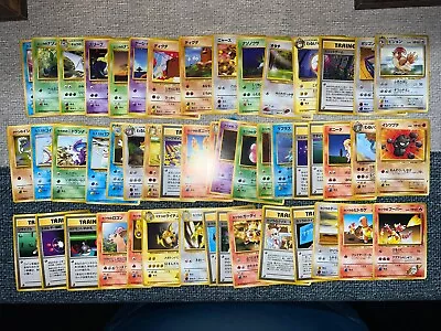 Pokemon Card Collection Lot Wotc Base Set Neo Great Condition Vintage Japanese • $28