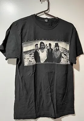 Vintage 1987 The Joshua Tree U2 Europe Tour Concert Men's Black T-Shirt~ M • $34.99