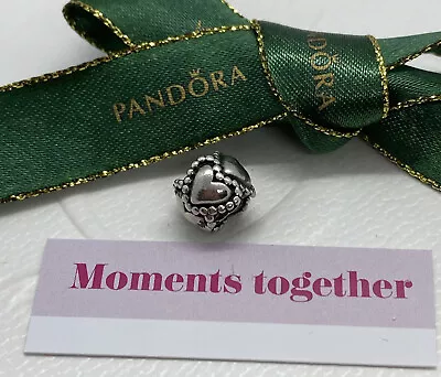 $18 • Buy Pandora Chain Of Hearts Charm Retired 790448 Authentic Ale 925 Retired