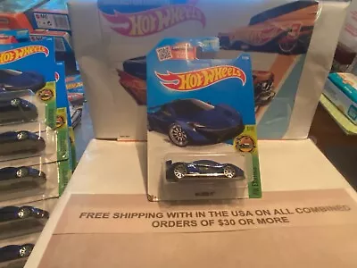 Hot Wheels Mclaren P1 Blue Hw Exotics 1/10 Vhtf!! • $2.99