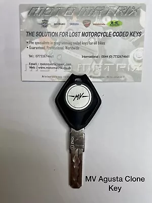 MV Agusta  Clone Copy  Coded Key Brutale F4 F3 Veloce Turismo 1090 800 675 989 • $85.91