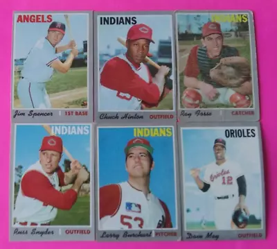 17-Card Lot 1970 Topps Baseball-Luis Alvarado/Bobby Brooks/Mike Olivo/Wally Wolf • $26