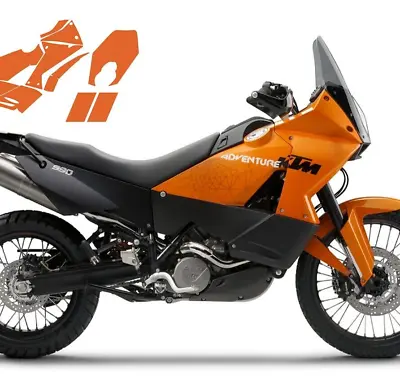 Graphics Template KTM 990 - 2003 - 2013 Vector AI. PDF. Scale 1:1 • $90