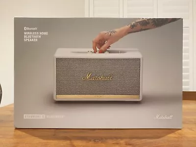 £219.99 • Buy Brand New In Sealed Box Marshall Stanmore 2 Ii Bluetooth Speaker White/cream