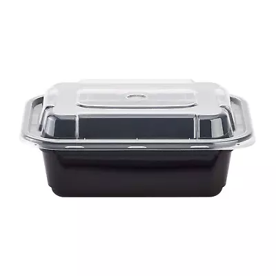 IM-FC1012B 12 Oz. PP Injection Molding Microwaveable Food Containers With Clear  • $40.99
