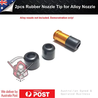 2pcs Rubber Nozzle Tips For Alloy Cylinder Head Nozzle Gel Blaster J8 J9 J10-ACR • $7.95