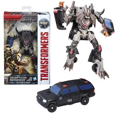 Transformers The Last Knight Premier Edition Decepticon Berserker Action Figures • $42.95