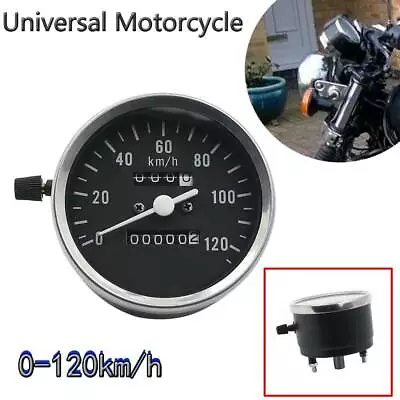 Motorcycle Speedometer Tachometer Speedo Gauge For Suzuki GN125 GN 125 BLACK • $25.32