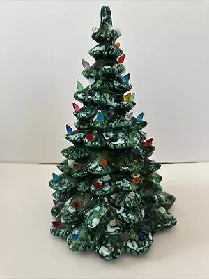 SFA Ceramic Christmas Tree 14 Inch No Base 1990s Vintage Has Chips And Flaws • $75.49