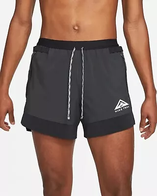 Nike Dri-Fit Flex Stride 5  Men's Size M Trail Running Shorts - CZ9052-010 • $34.99