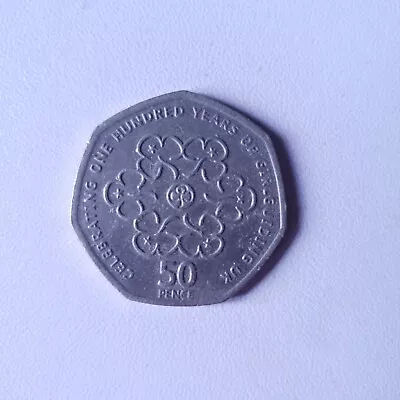 2010 100 Years Of Girl Guiding 50p Collectable • £0.99