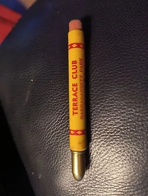 Vintage Bullet Pencil - Terrace Club Narragansett Park Pawtucket RI  Nice. • $9.95