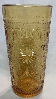 $12.95 • Buy Vintage Brockway Glass American Concord Amber 10 Oz Tumbler