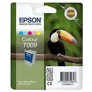 £62.27 • Buy Genuine Epson T009 5 Colour Ink Cartridges Stylus 900/1270/1290 C13T009401 Open