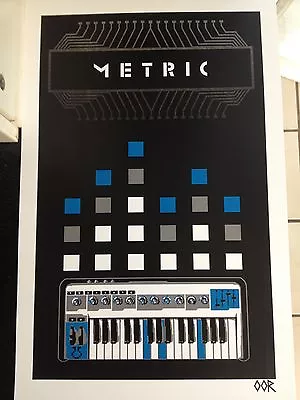 Metric 17 X26  Band Poster Print • $12.99