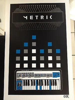 Metric 24  X 36  Band Poster Print • $21.99