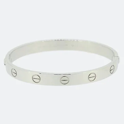 £4750 • Buy Cartier LOVE Bangle Size 16 18ct White Gold