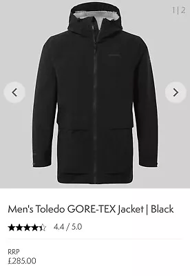 Men's Toledo GORE-TEX Jacket | Black | Men's | Medium • £145