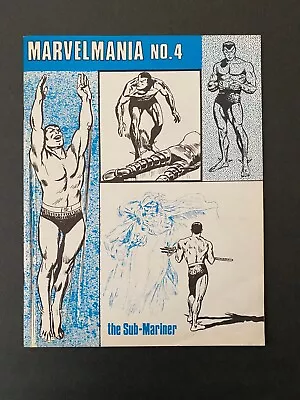 1970 Marvelmania #4 Blue Variant Edition Only 100 Copies Made Free Priority Ship • $699.99