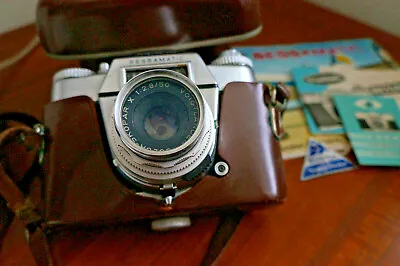 Voigtlander Bessamatic 35mm Camera With Skopar 1:2.8/50mm Lens & Leather Case • $54.99