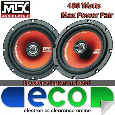 £69.99 • Buy Ford Focus 2004 - 2007 MK2 MTX 16cm 6.5  480 Watts 2 Way Rear Door Car Speakers