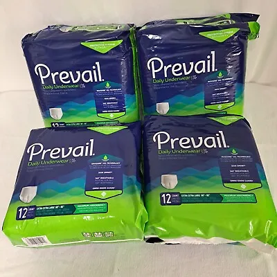 Prevail Adult Daily Disposable Underwear XXL 68  - 80  Maximum Absorbency 48ct • $43.50