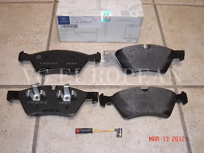 Mercedes W164 ML Genuine Front Brake Pad SetPads W/Sensor ML350 ML500 ML550 NEW • $148.99