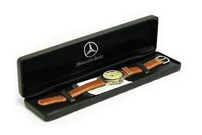 Classic Mercedes-Benz 3ATM Quartz Wristwatch Leather Wristband • $99