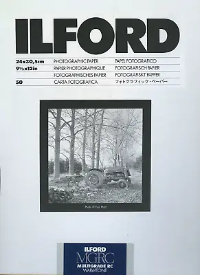 Ilford Multigrade RC Warmtone 44M Pearl 9.5x12  (24x30.5cm ) - 50 Sheets • £83.69