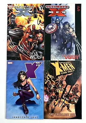 Marvel X-Men Comics Lot Of 4 Books Ultimate Rare Illustrations  • $14.95